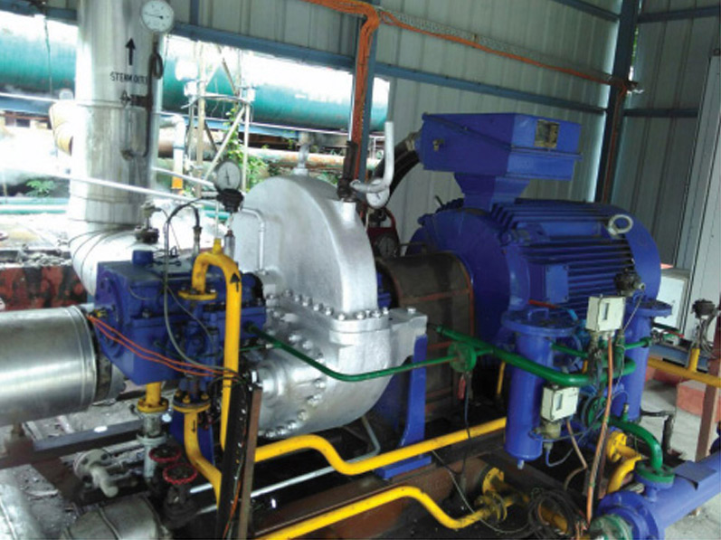 250 KW Turbine installation at DCM Sriram Kota