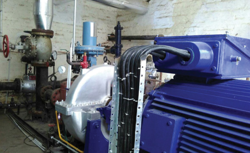 450 KW Turbine installation at Veer Overseas Gharaunda